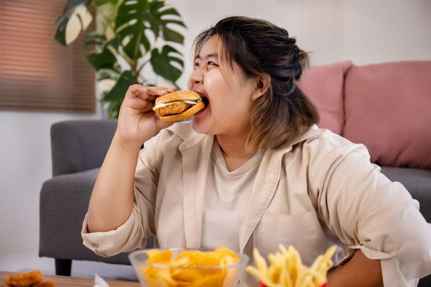 junk food modala ngadto sa sobra nga gibug-aton